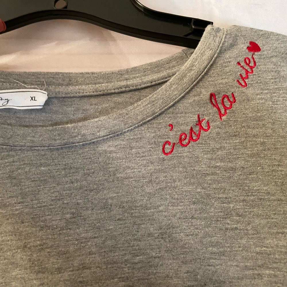 Super Drapey C’est La Vie T-Shirt XL